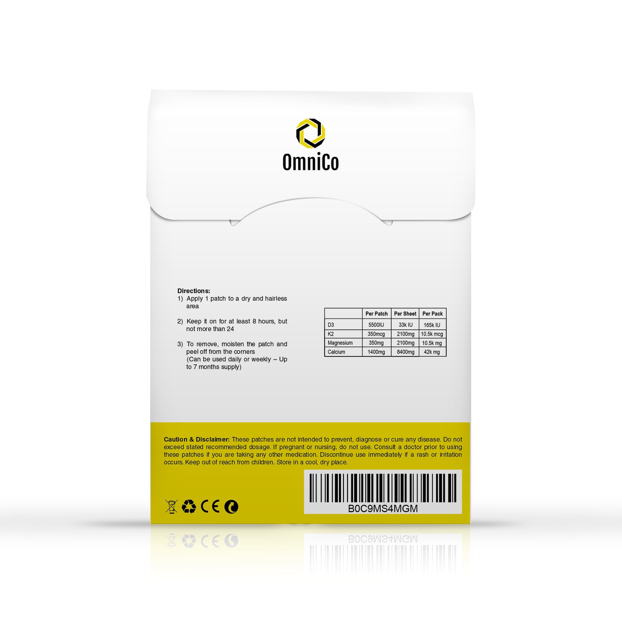 Patch OmniCo parfait en voyage, rangement compact et pratique.