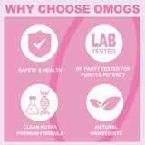 OMOGS collagène poudre et extrait de canneberge, contribue à l hydratation et au bien être
