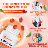 OMOGS CoQ10 400 mg, dosage quotidien, routine saine et équilibrée.