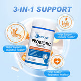 OMOGS Probiotiques: capsule quotidienne pour soutenir la digestion potentielle.