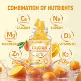 Étiquette On Greenvita présentant D3 et K2 pour la formulation.