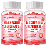 On GreenVita magnésium glycinate 1000 mg, framboise, soutien au calme.