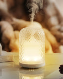 Diffuseur Onaboviva en verre 120 ml, idéal pour aromathérapie discrète.