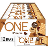 ONE barres protéinées smores sans gluten — emballage pratique et prêt à emporter