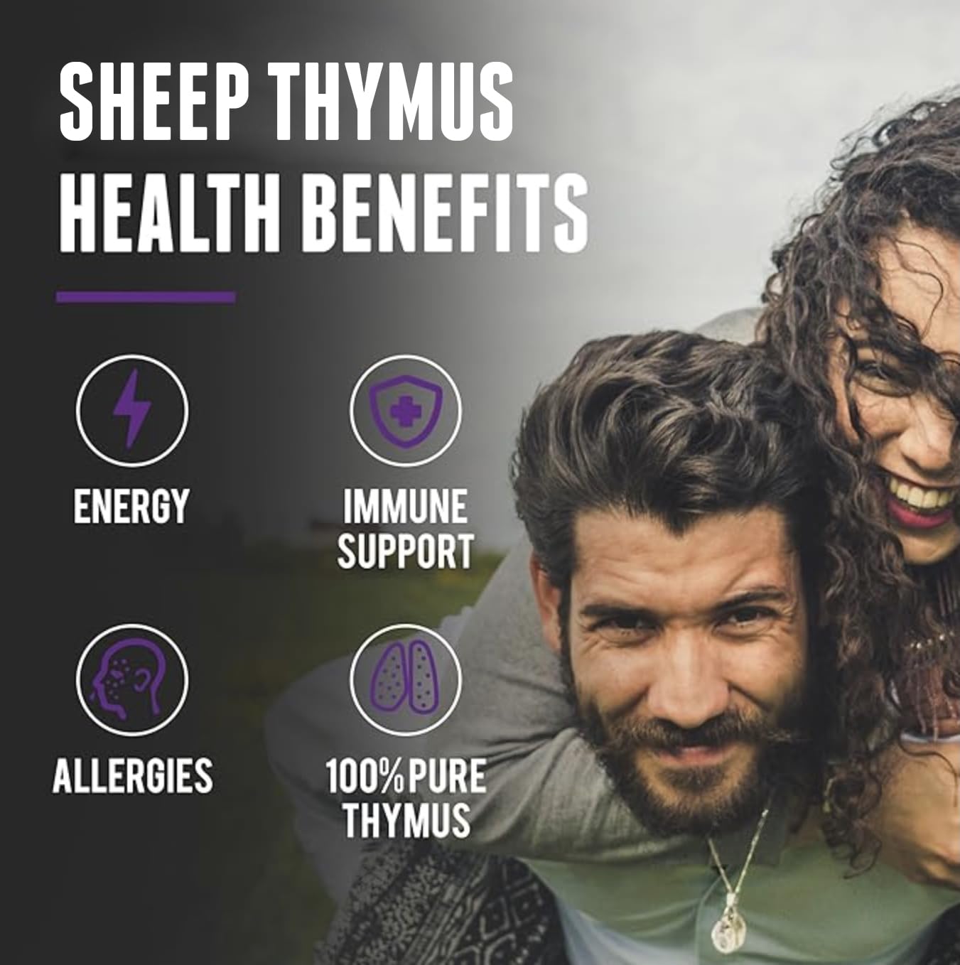 Gélules One Earth Health Thymus; sans agents de remplissage, soutien potentiel à la routine.