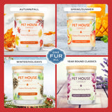 One Fur All bougie-odeur-lit-chien: parfum réconfortant dans chambres et salon.