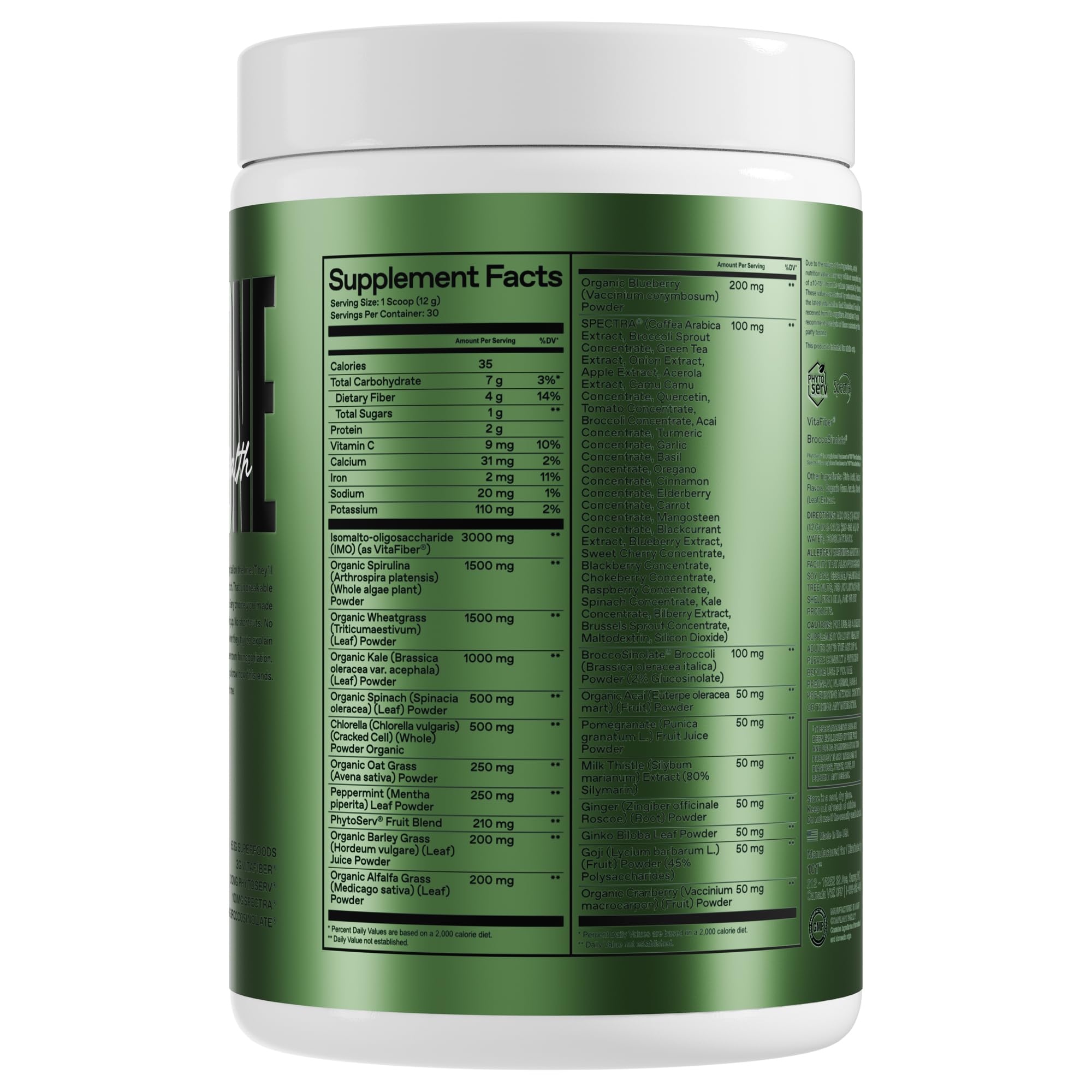 ONE OF ONE Greens – prébiotiques et probiotiques pour soutenir la digestion