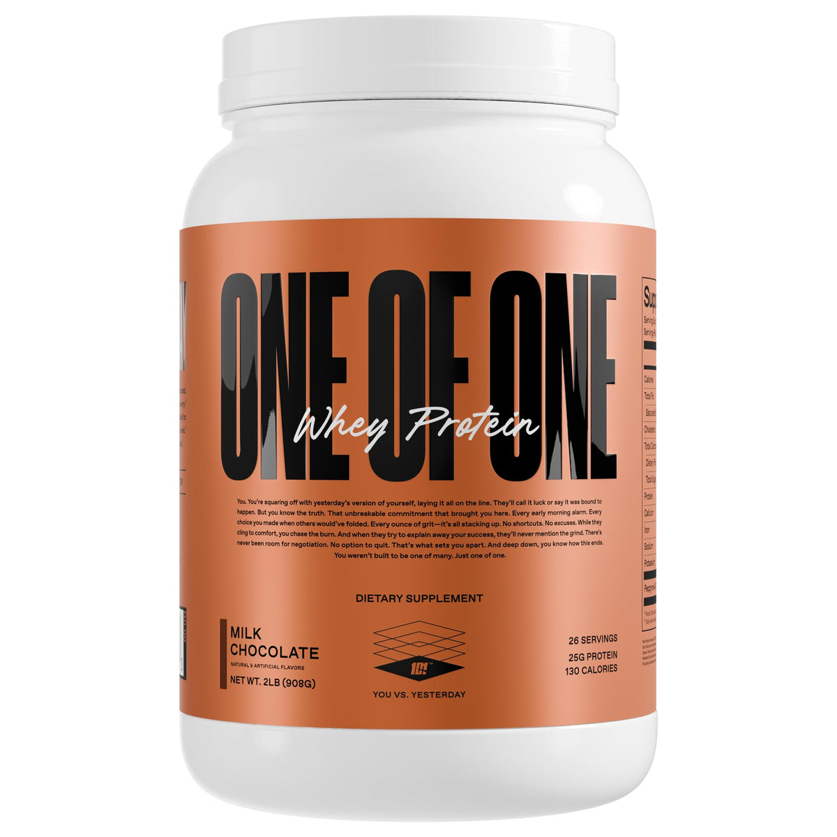 ONE OF ONE poudre lactoserum 25g – emballage pratique pour démarrer après l'entraînement.
