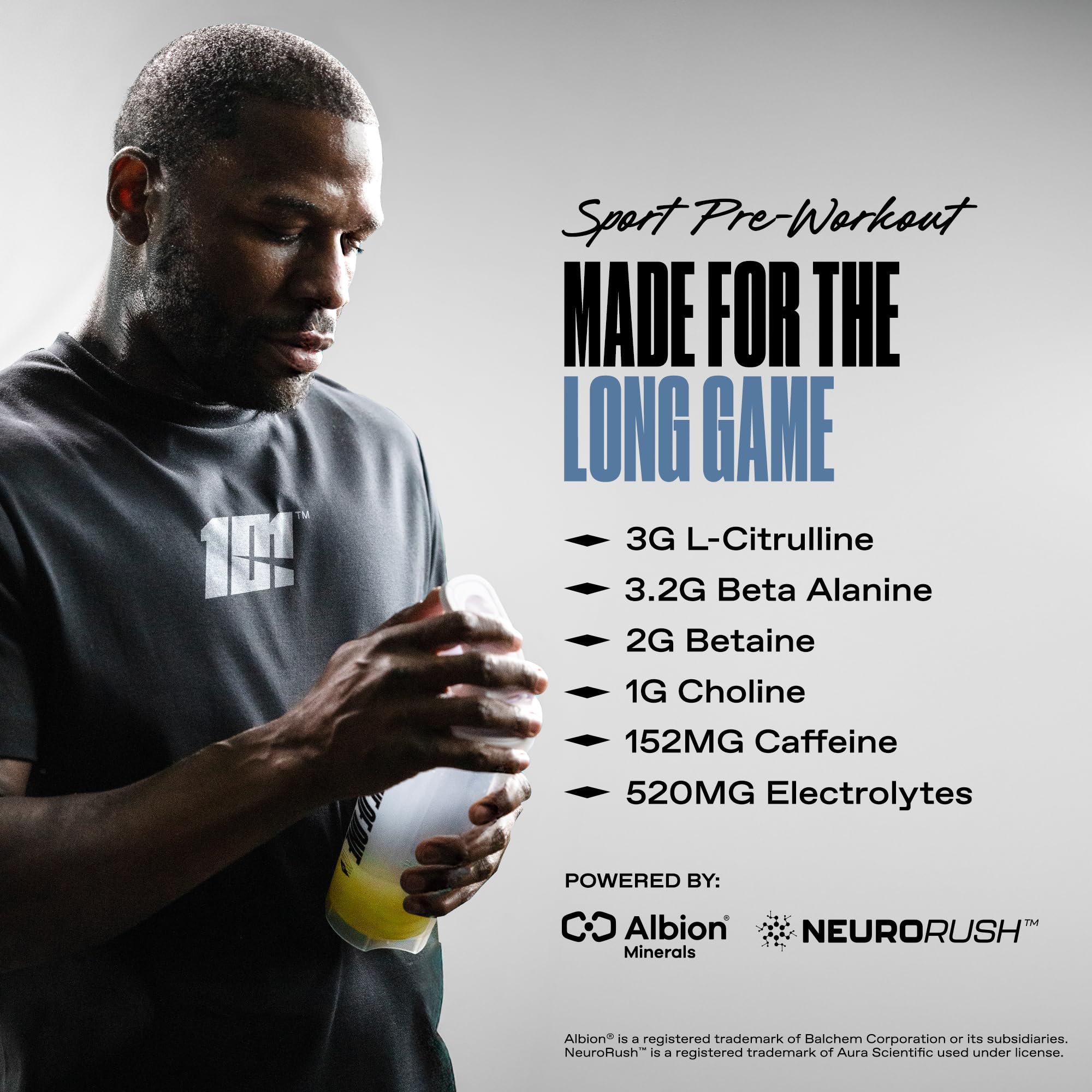 ONE OF ONE Sport Pre-Workout, profil d'ingrédients pour performance et concentration