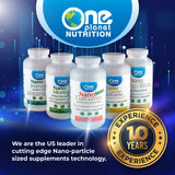 Étiquette des tests indépendants sur One Planet Nutrition Nano Curcumine, sécurité et traçabilité.