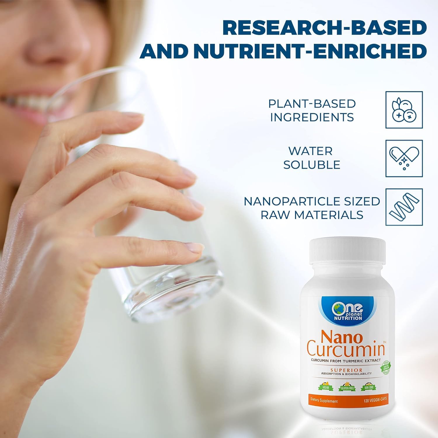 Capsules faciles à intégrer dans une routine bien-être quotidienne avec One Planet Nutrition.