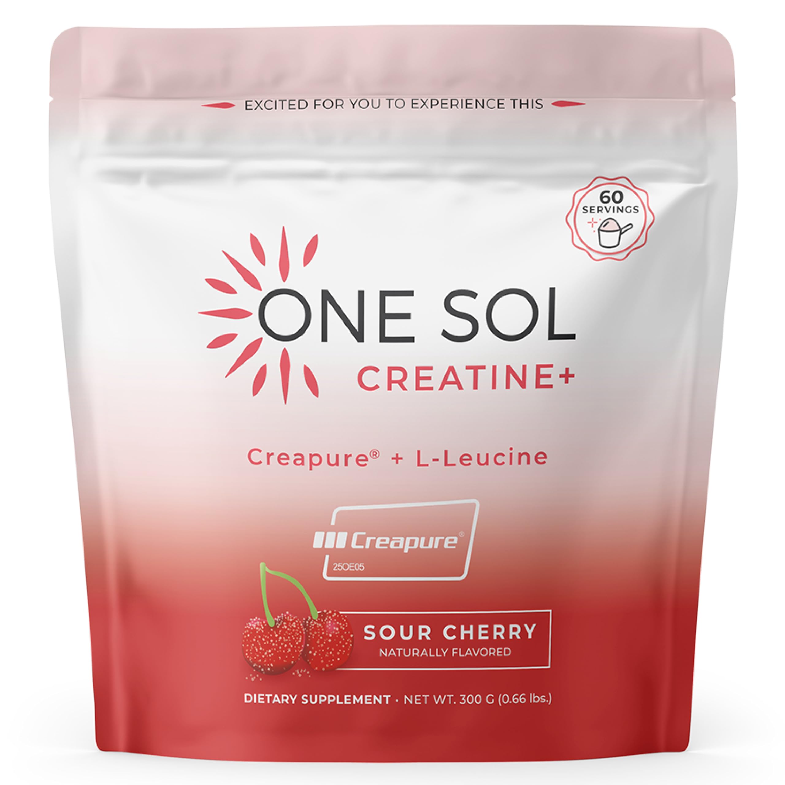 One Sol Creatine pour femmes – emballage clair et pratique pour le quotidien sportif.