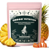 Oneoo Feminine Balance Gummies dans la bouteille, routine quotidienne possible.