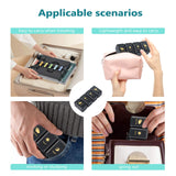 ONEUPIN Accessoire santé pilules noir soutenant une routine régulière