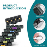 ONEUPIN Plastique durable noir sûr pour pilules et compléments