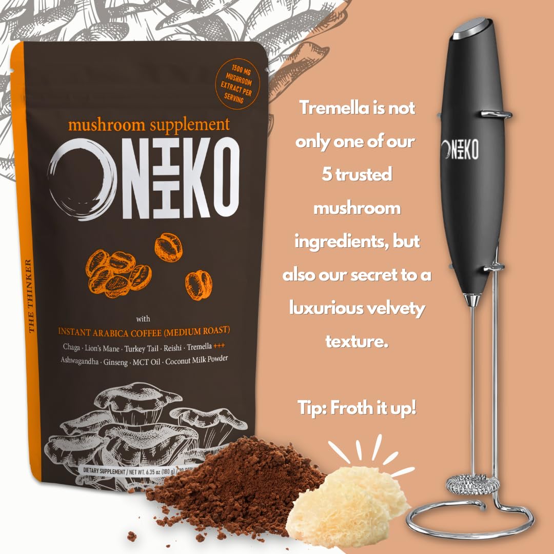 ONIIKO Café 5 Champignons – extrait 1500 mg dans chaque portion