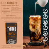 ONIIKO Café 5 Champignons – énergie durable grâce au MCT et lait végétal