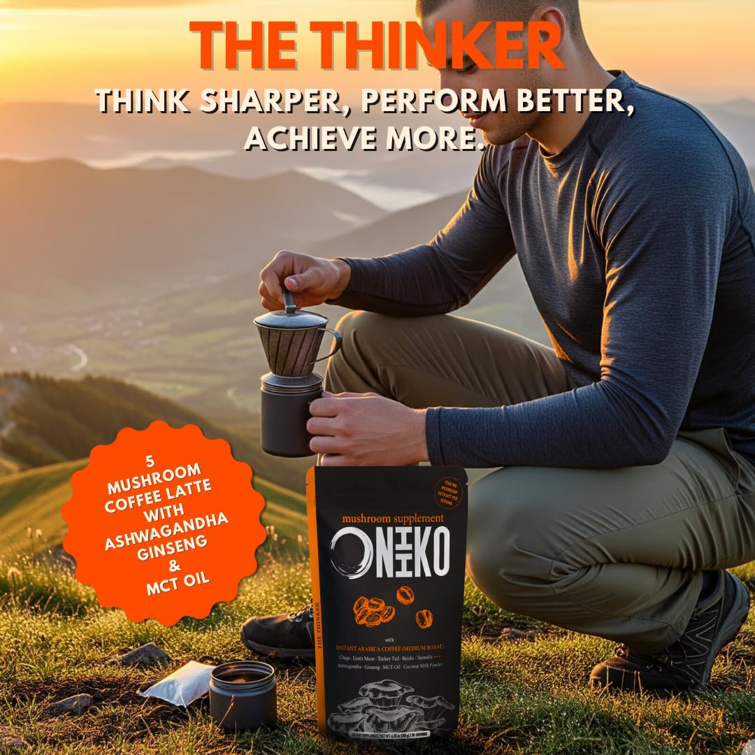 ONIIKO Café 5 Champignons – rituel café sain et pratique au quotidien