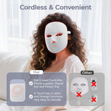 Autonomie longue du masque ONLUKY pour plusieurs sessions à domicile.
