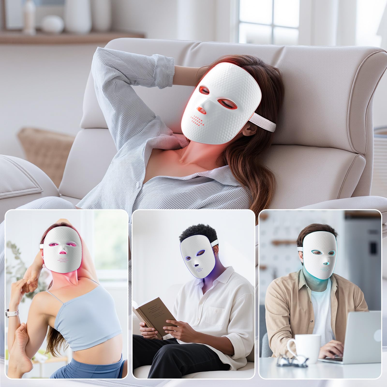 Connectique simple et sécurité d’utilisation du masque ONLUKY.
