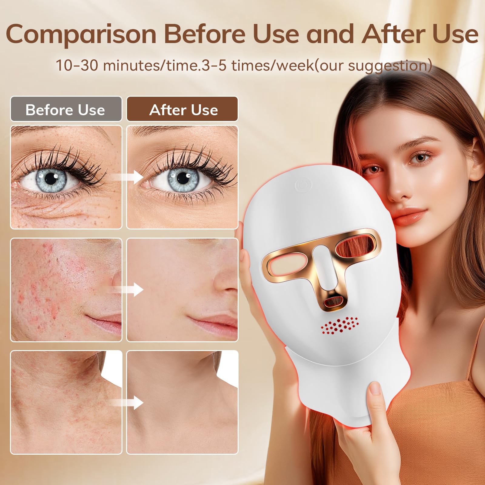 Masque ONLUKY sans fil utilisé en déplacement lors d’un voyage