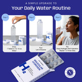 ONLY HUMAN tablettes hydrogène eau fabriqué aux États‑Unis, qualité GMP.