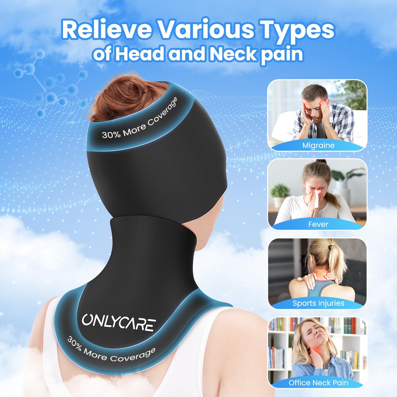 ONLYCARE compresse-chaude-froide favorise la détente musculaire et la relaxation.
