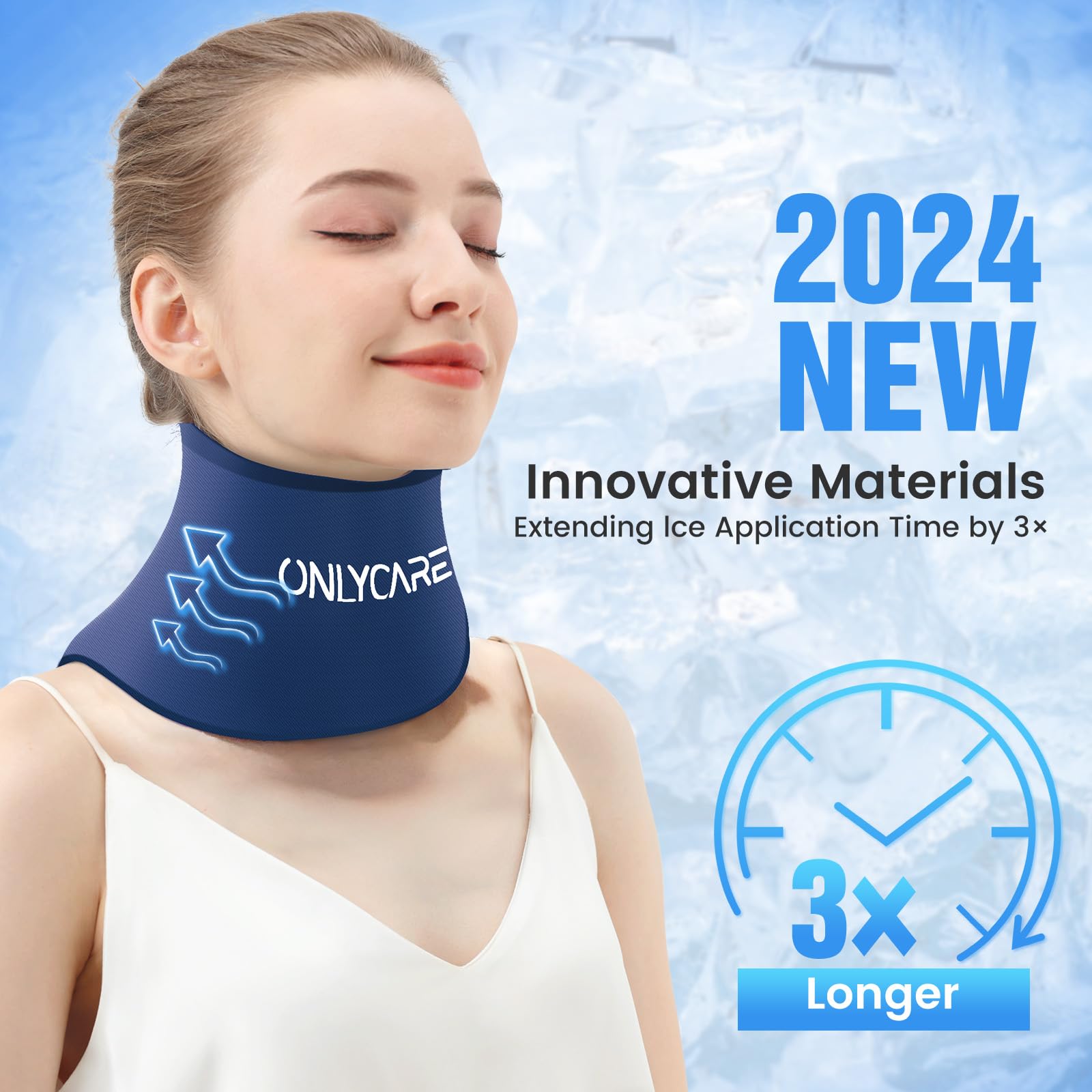 Onlycare design ergonomique assure confort et flexibilité pendant le refroidissement