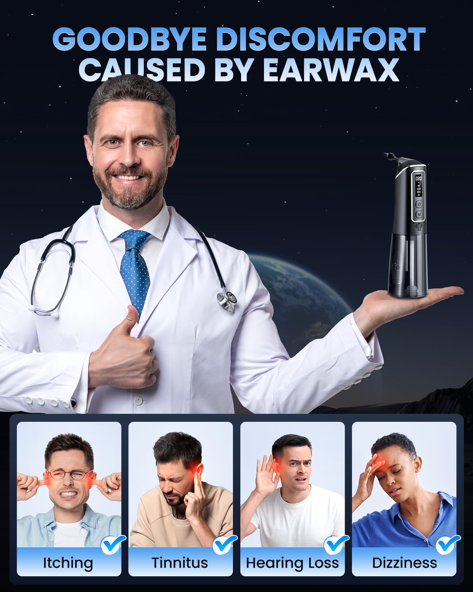 ONLYCARE embouts 1 et 3 trous pour un nettoyage personnalisé.