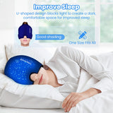 ONLYCARE Cap de soulagement migraine : adaptabilité couvrant les zones frontales et tempes.