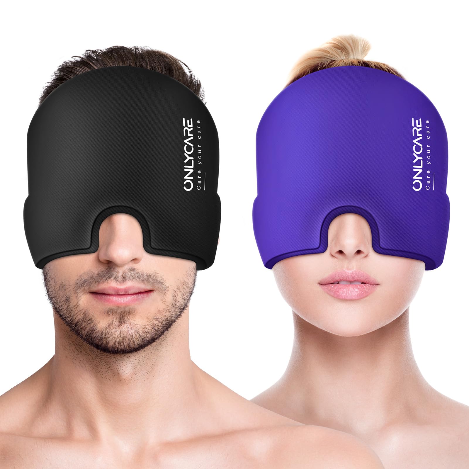 ONLYCARE Migraine Relief Cap: gel glacé pour un soulagement rapide