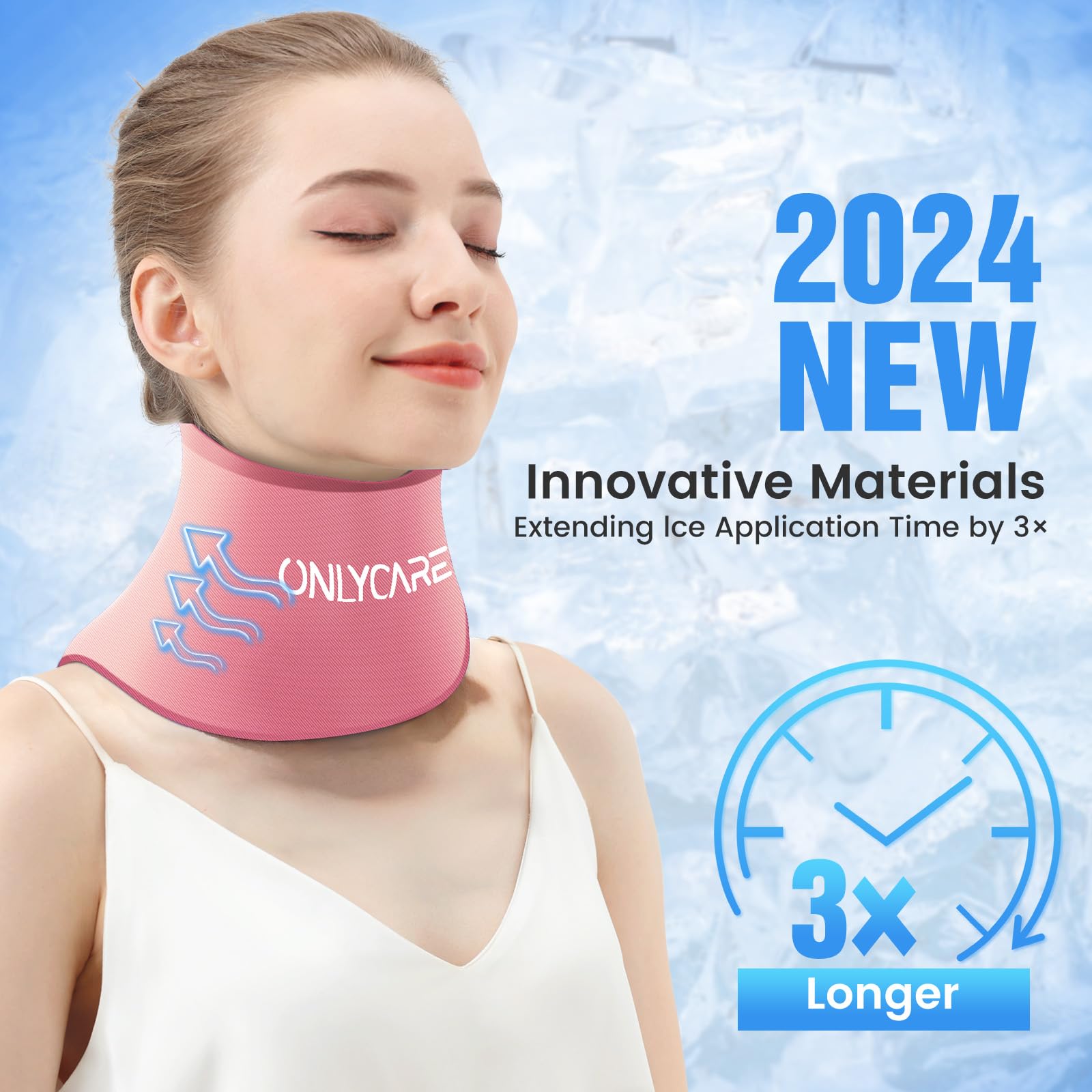 ONLYCARE pack glace cou épaule offre une couverture ergonomique et confortable.