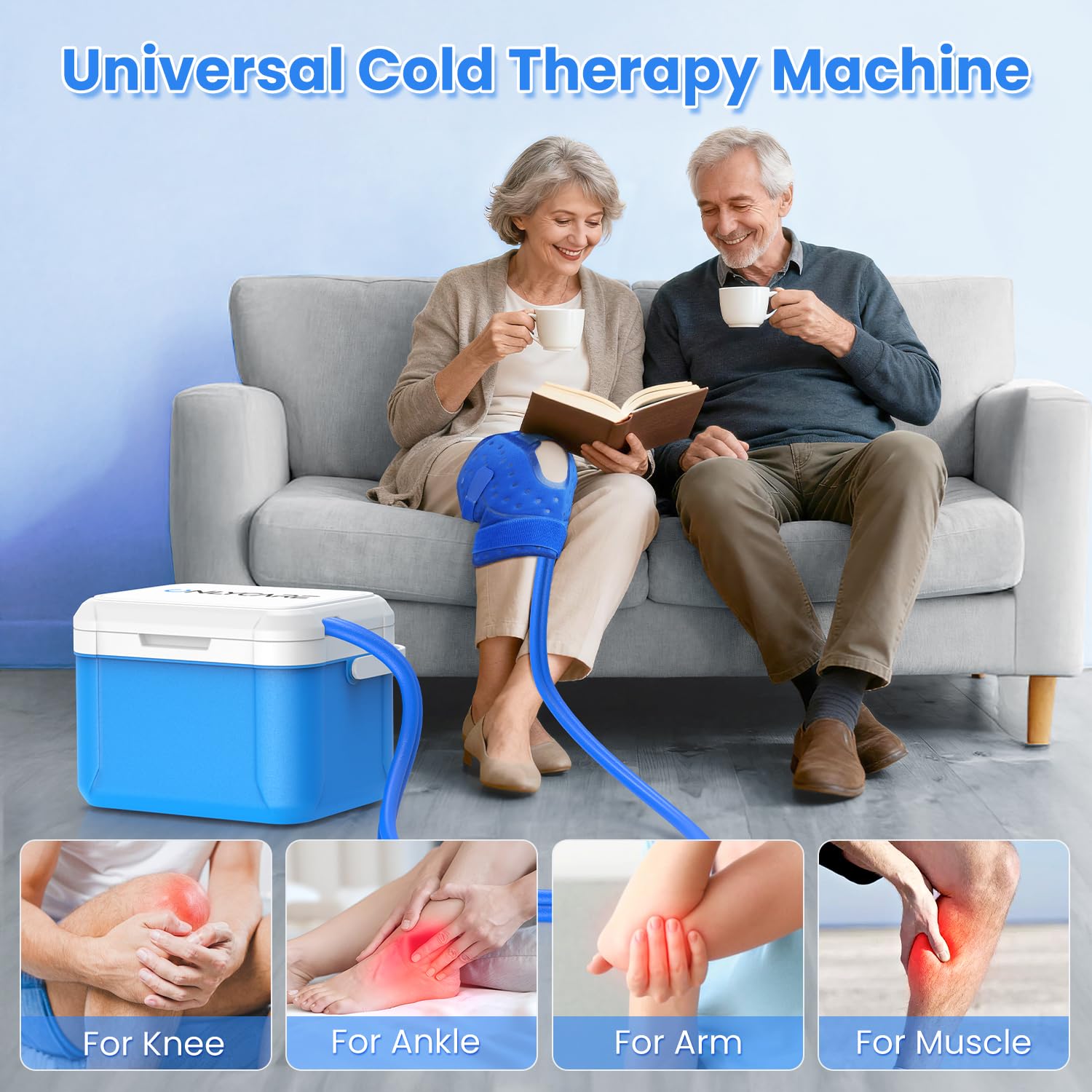 ONLYCARE 6 intervalles de pause personnalisables pour la récupération.