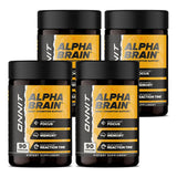 ONNIT Alpha Brain : bouteille de 90 gélules pour une concentration quotidienne.
