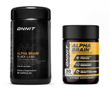 ONNIT Alpha Brain bouteille - concentration potentielle et clarté mentale