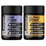 ONNIT Alpha Brain capsules pour concentration et clarté mentale au quotidien.