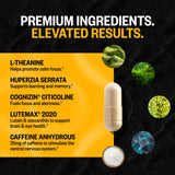 Concentration et clarté: utilisation quotidienne possible des capsules Alpha Brain.