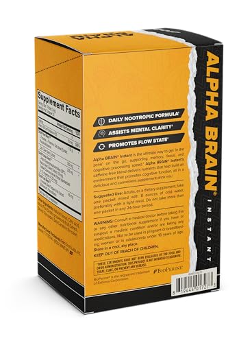 Sachets individuels ONNIT Alpha Brain Instant, préparation rapide