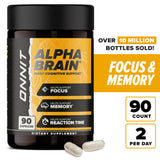 ONNIT Alpha Brain L-Théanine visible et effet calmant potentiel