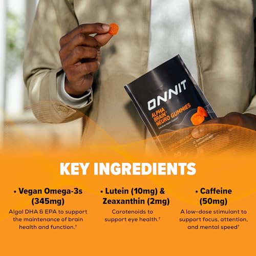 Soutien visuel possible lors d’apprentissage et tâches sur écran avec ONNIT Alpha Brain.