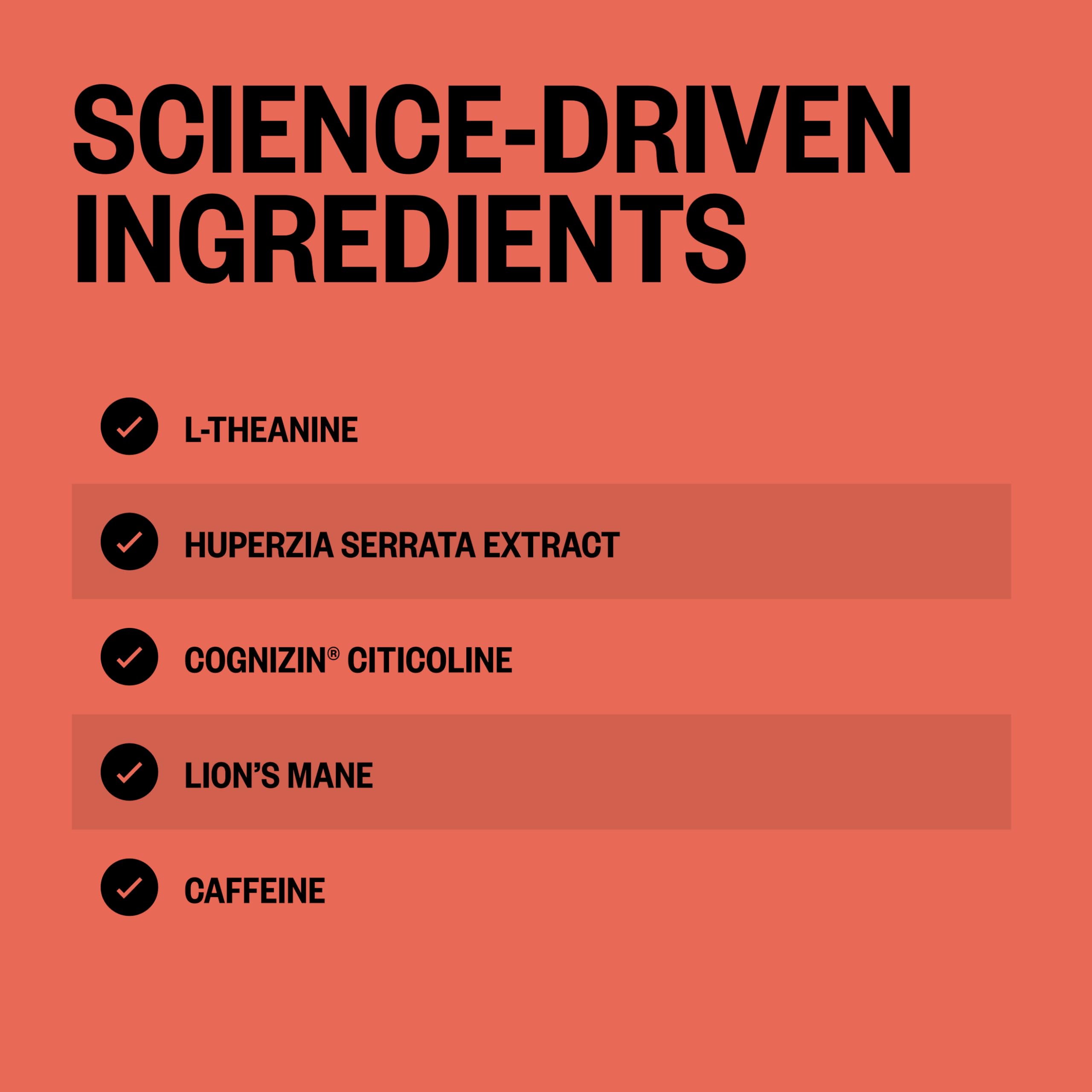 ONNIT Alpha Brain Shot pêche – arôme rafraîchissant et texture lumineuse