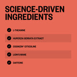 ONNIT Alpha Brain Shot pêche – arôme rafraîchissant et texture lumineuse
