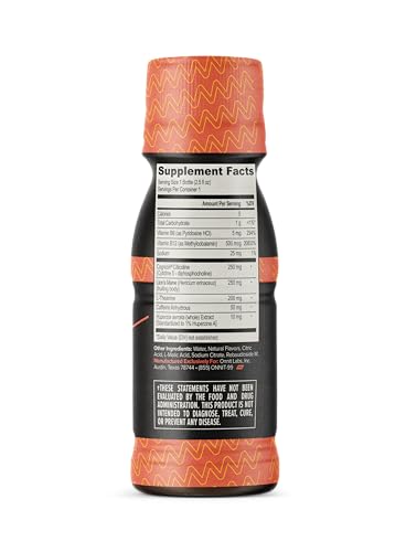 ONNIT Alpha Brain Shot pêche – étiquette IGEN™ Non-GMO rassurante