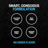 ONNIT Créatine Monohydrate Poudre étiquette, transparence IGEN Non-GMO inspirant confiance.