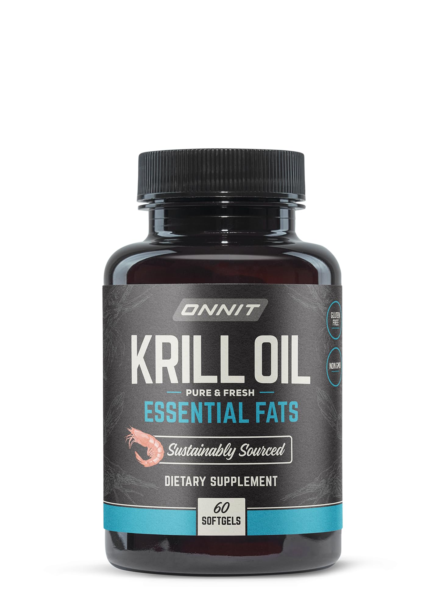 ONNIT huile de krill antarctique, gelules molles faciles à avaler pour votre routine quotidienne.