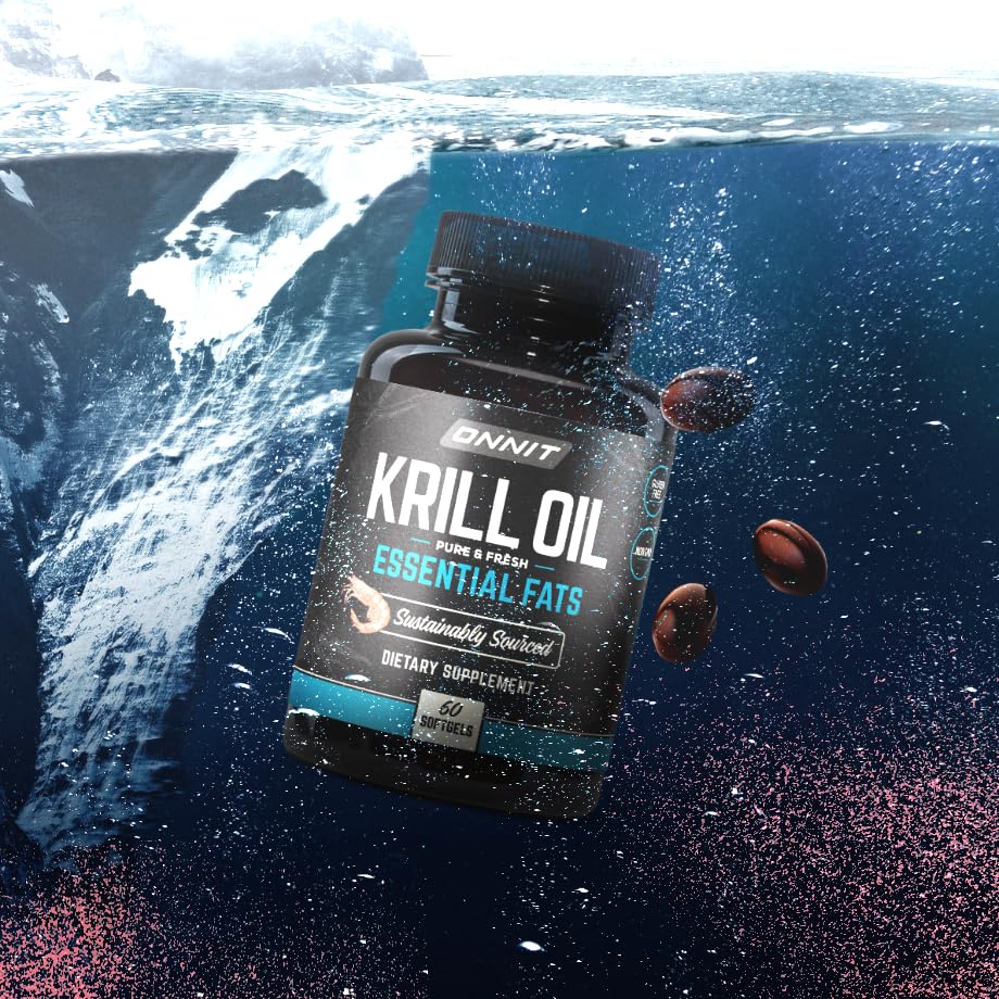 ONNIT krill non-GMO testé, étiquette transparente et fiable.