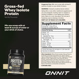 Texture ONNIT Vanille — proteine fine ideale pour smoothies