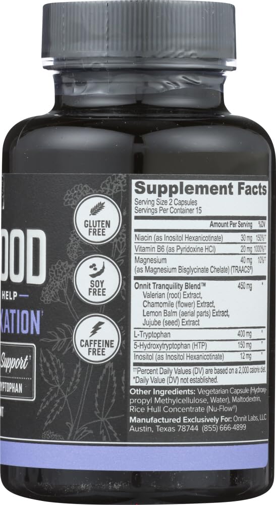 Onnit New Mood — Ambiance détente, utilisation possible en soirée pour un esprit apaisé.