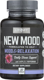 Onnit New Mood — Bouteille de capsules, soutien naturel à l'humeur et détente.