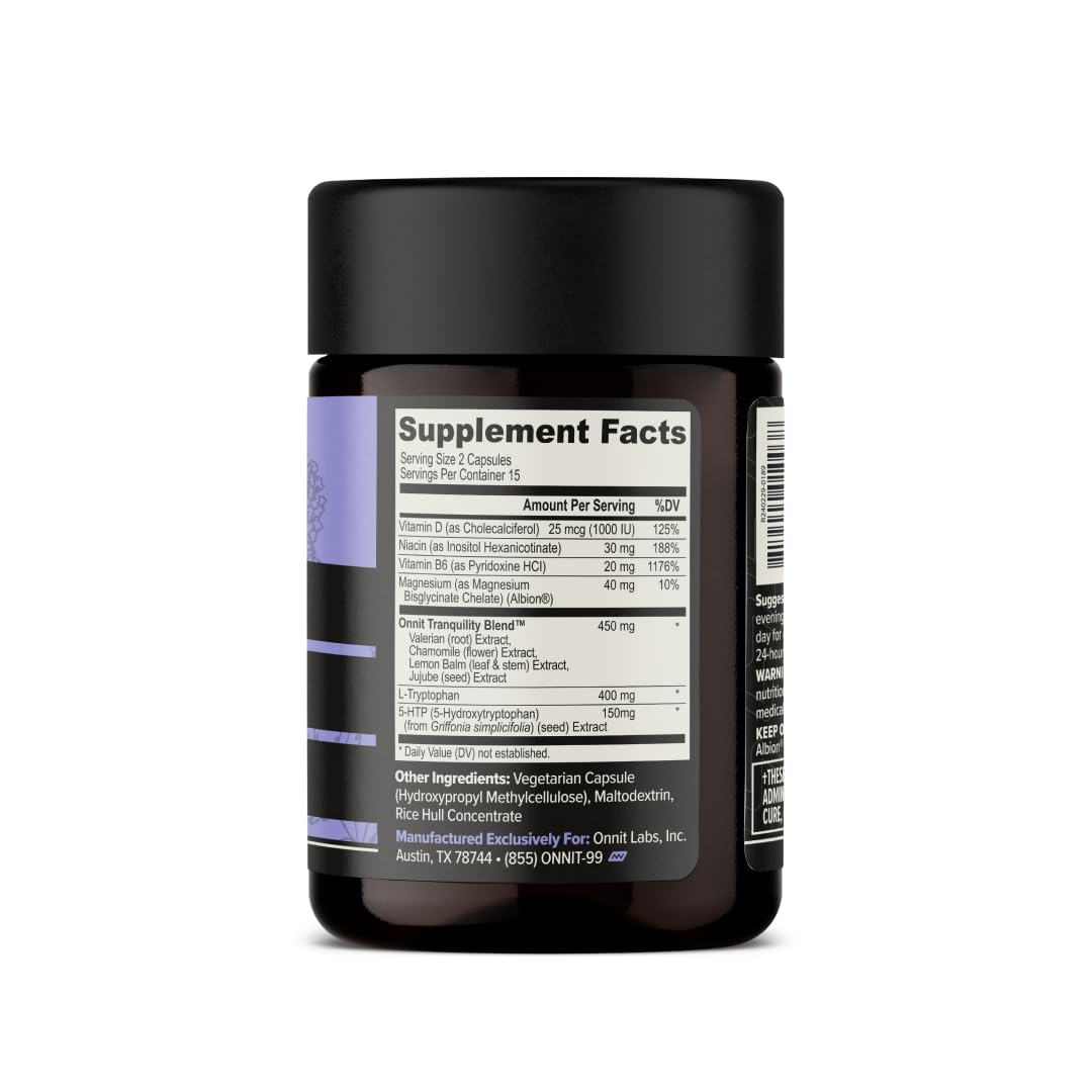ONNIT New Mood – Étiquette lisible, transparence sur les ingrédients.